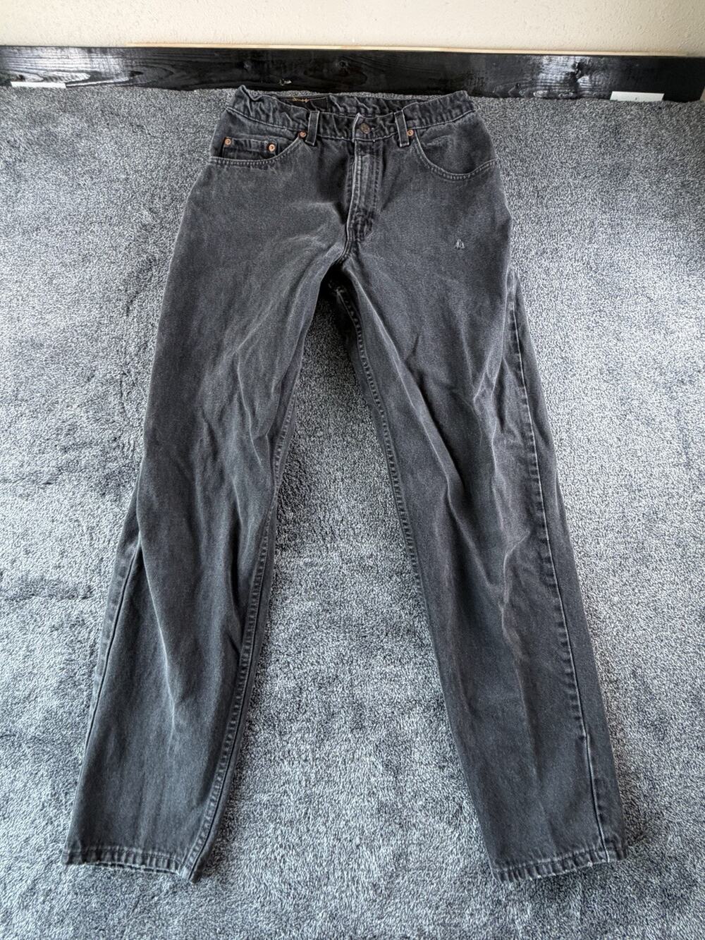 Levi’s 560 Men’s Jeans 32x34 Black Loose Fit Tapered Leg Denim Pants